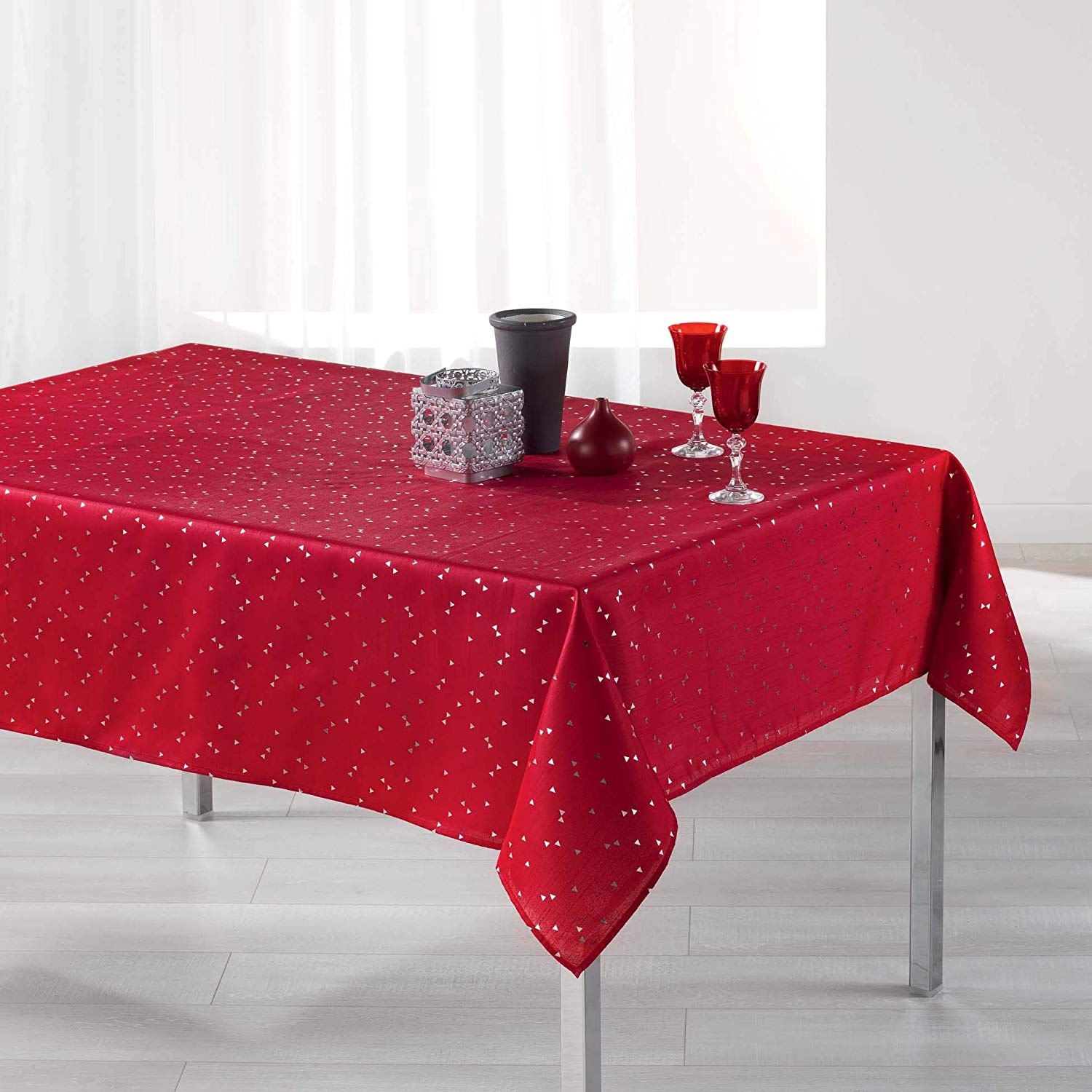 Nappe 150x300cm Safina rouge