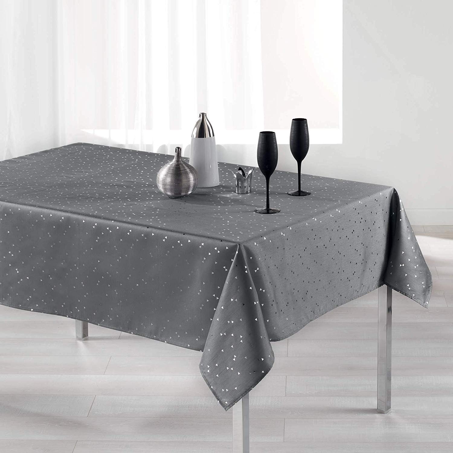 Nappe 150x300cm Safina gris