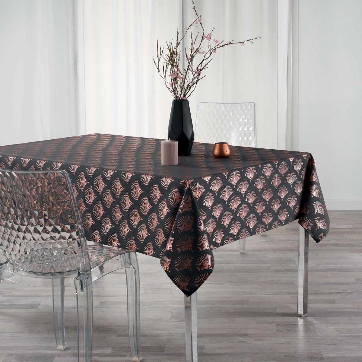 Nappe 140x240cm Goldy anthracite or rose