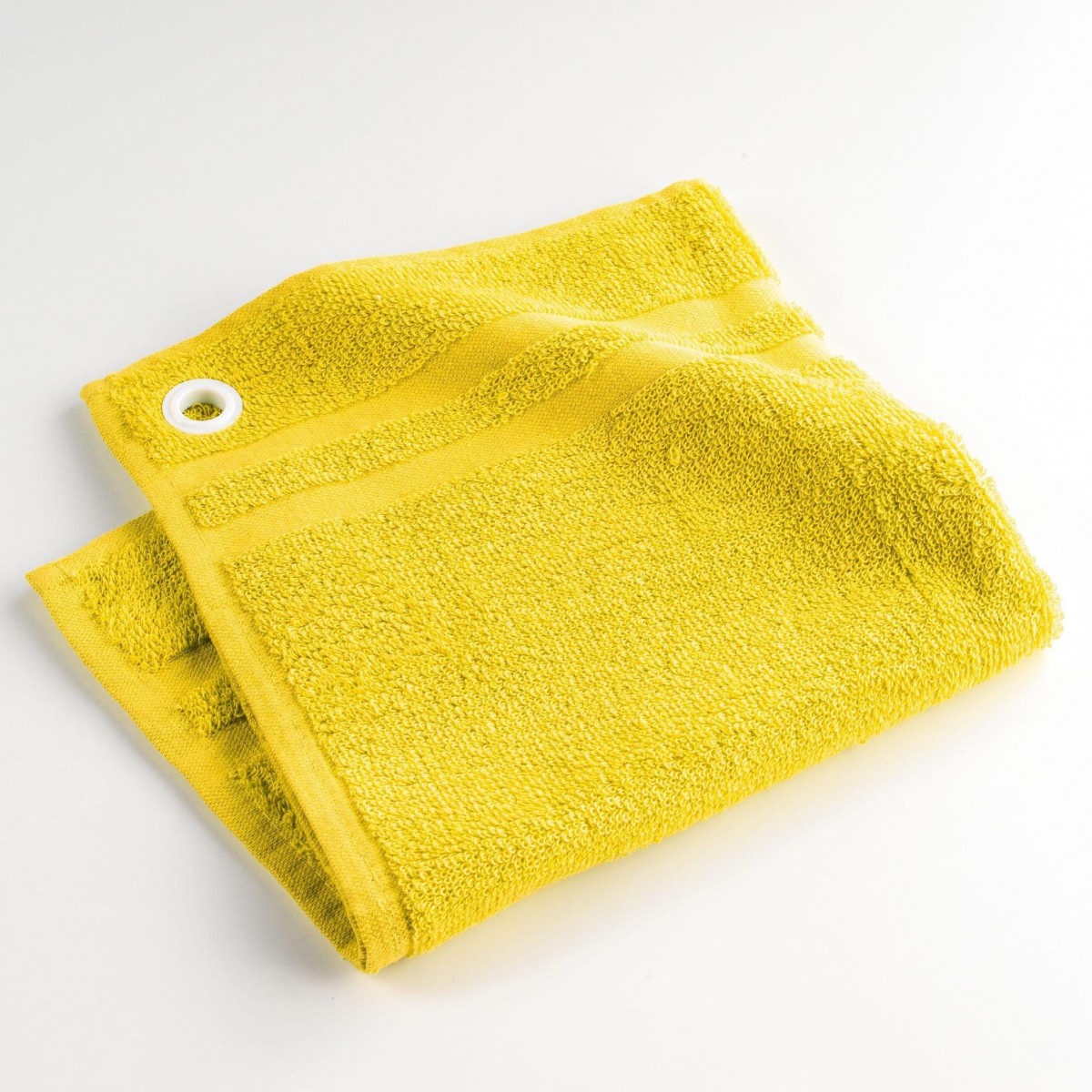 Torchon essuie-main ponge uni Liberty Yellow jaune 50 x 50 cm
