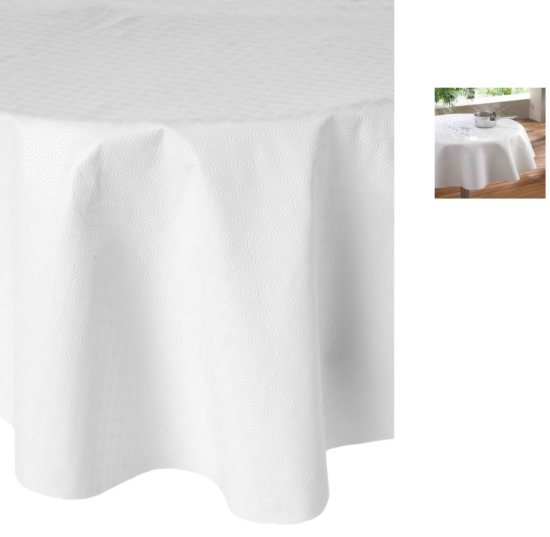 Sous Nappe - Protection De Table BLANC (140x220 Cm