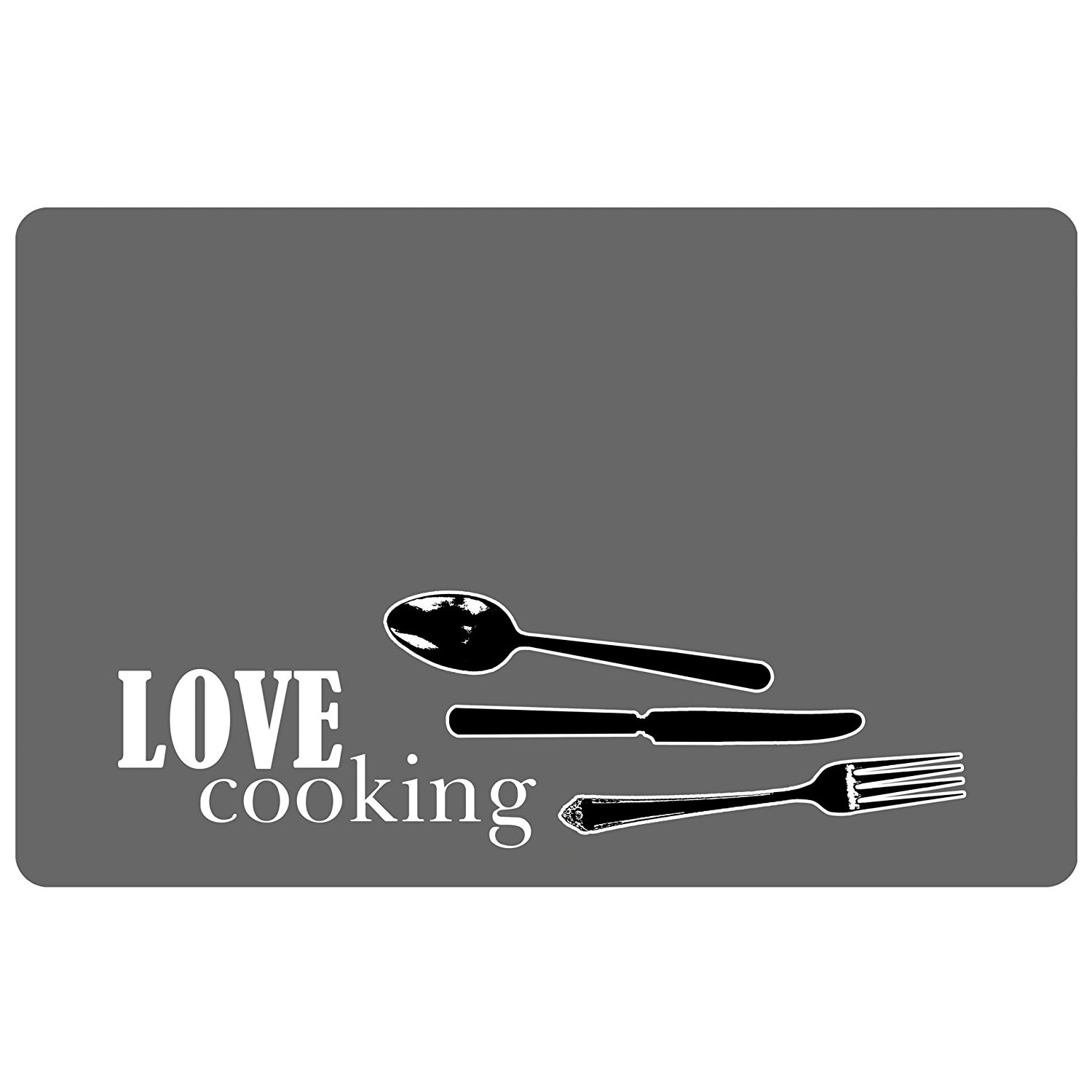 Set de table opaque motif Love Cooking 28 x 44 cm