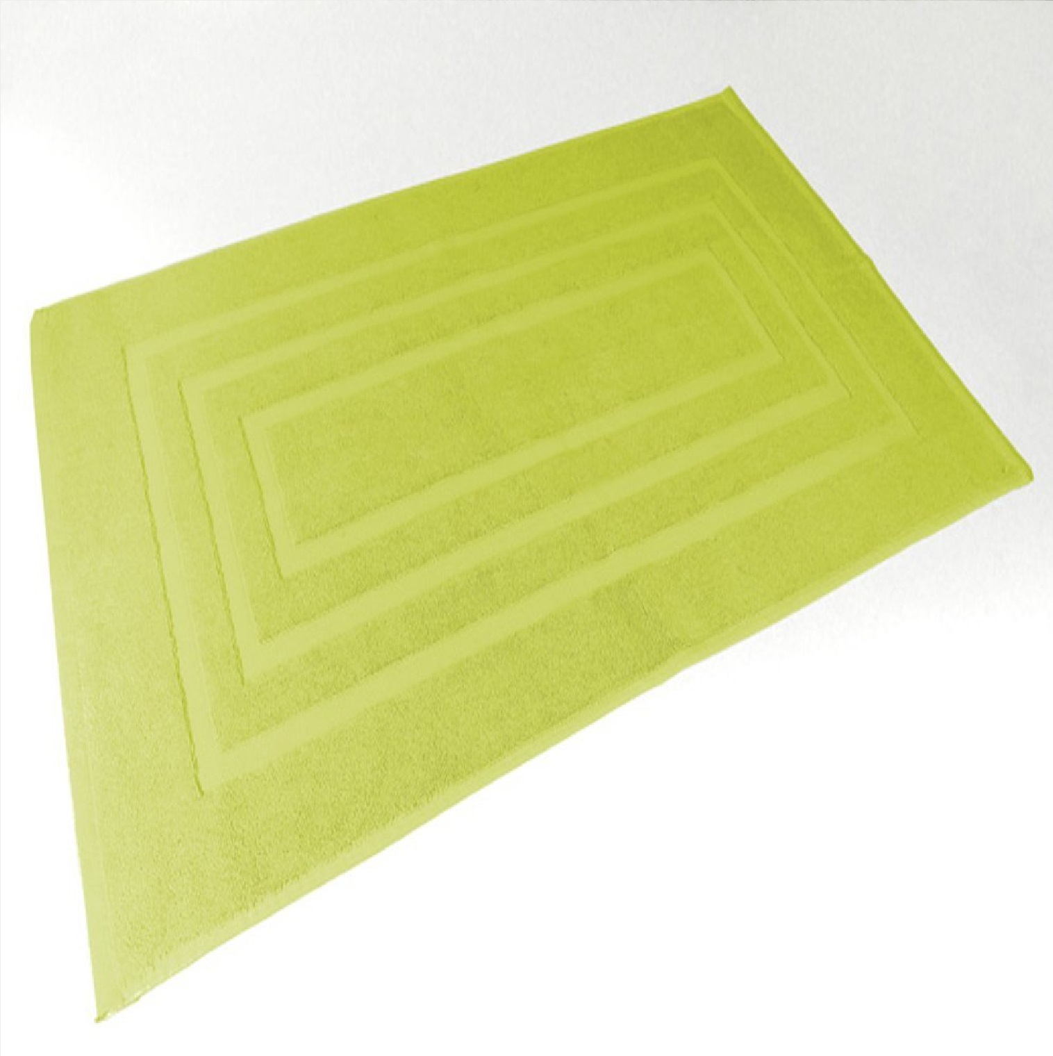 Tapis rectangle 50 x 85 CM eponge uni vert