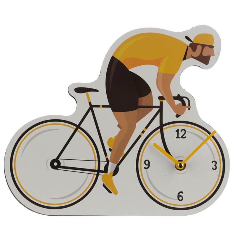 Horloge Cycliste et son vlo