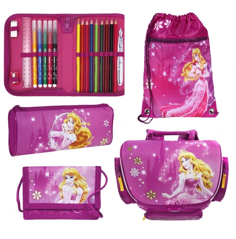 PRINCESSE set cartable 5 pices Aurore