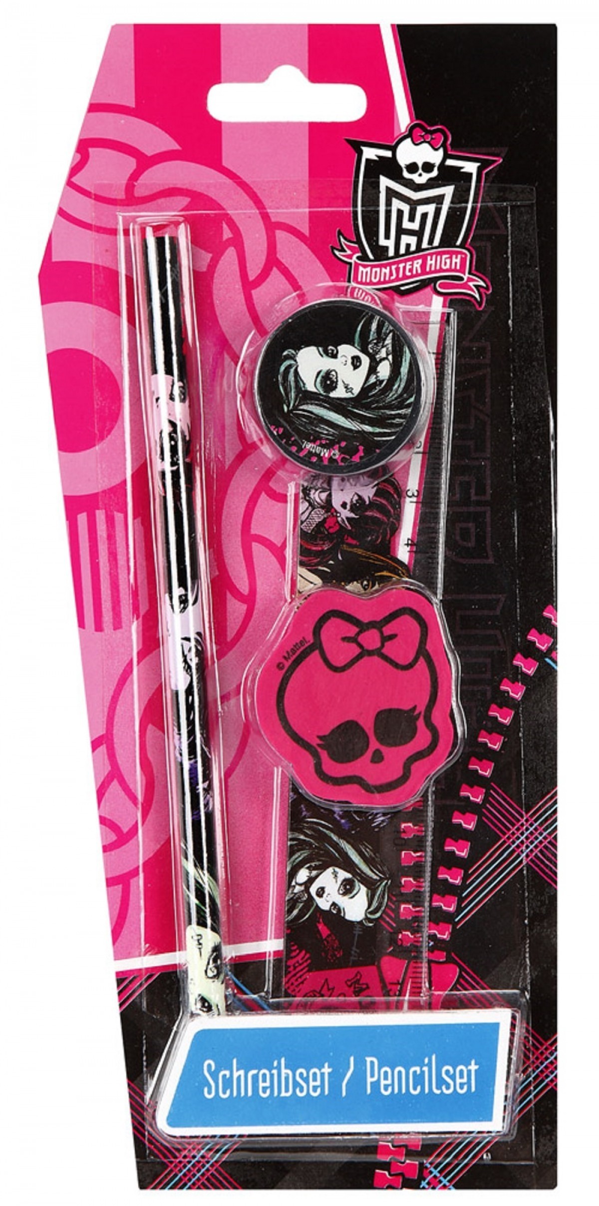 Set papeterie 4 pices MONSTER HIGH