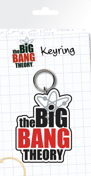 THE BIG BANG THEORY Porte-cls caoutchouc Logo