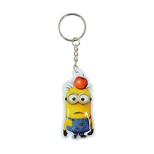 MOI MOCHE ET MECHANT 2 Porte-cl LED Minion avec pomme