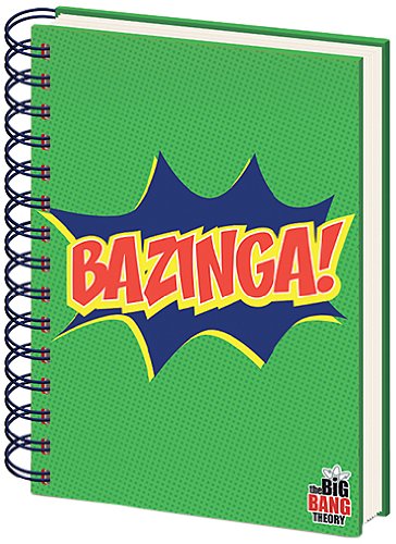 THE BIG BANG THEORY Cahier  spirale A5 Green Bazinga