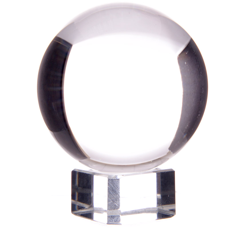 Boule de Cristal avec Prsentoir & Bote Cadeau 5 cm