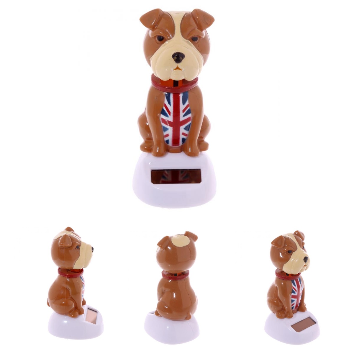 Figurine Solaire Bulldog Anglais