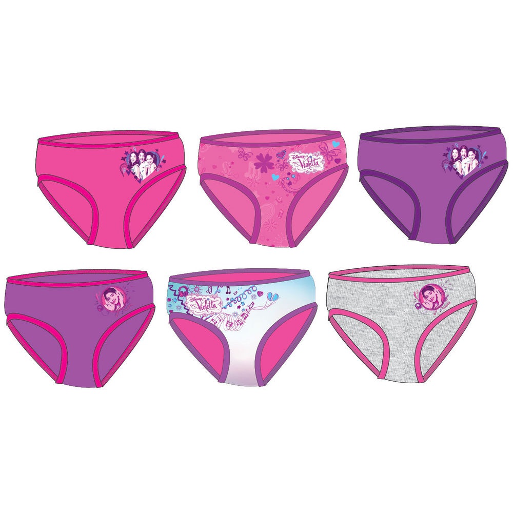 VIOLETTA Lot de 3 culottes pour fille