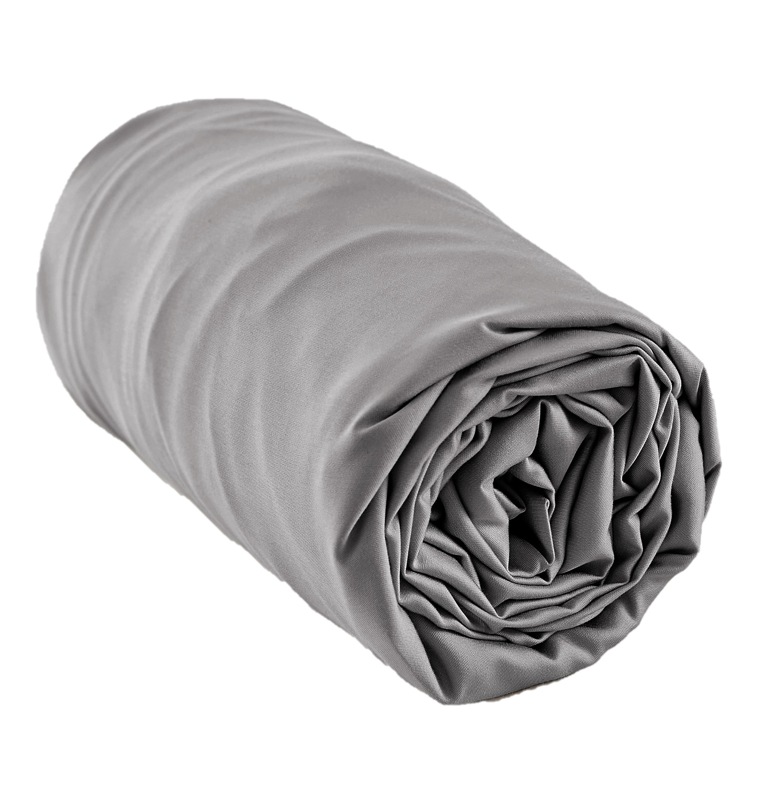 Drap housse en viscose 160 x 200 cm Salome anthracite