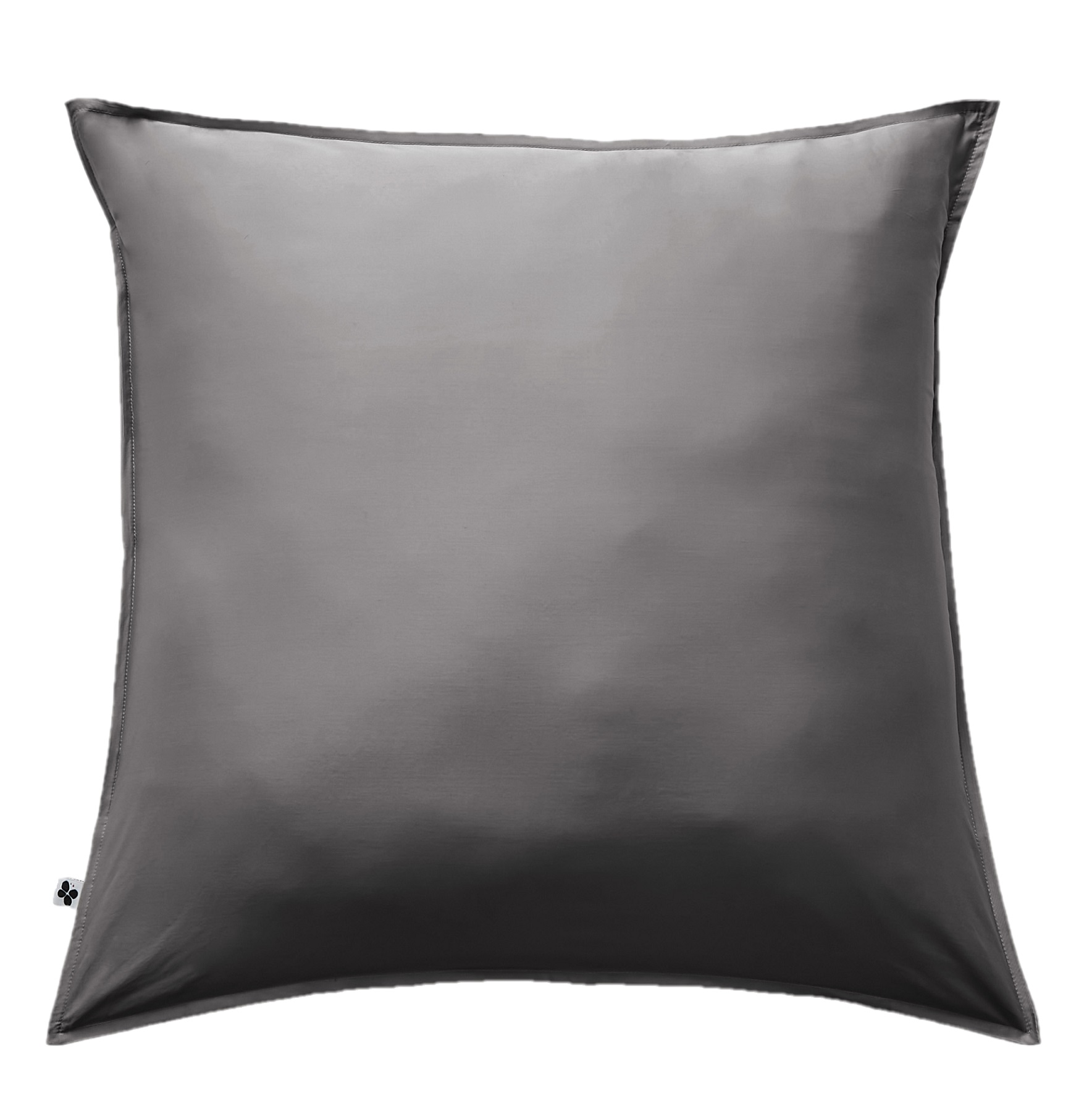 Taie d'oreiller en viscose 63 x 63 cm Salome anthracite