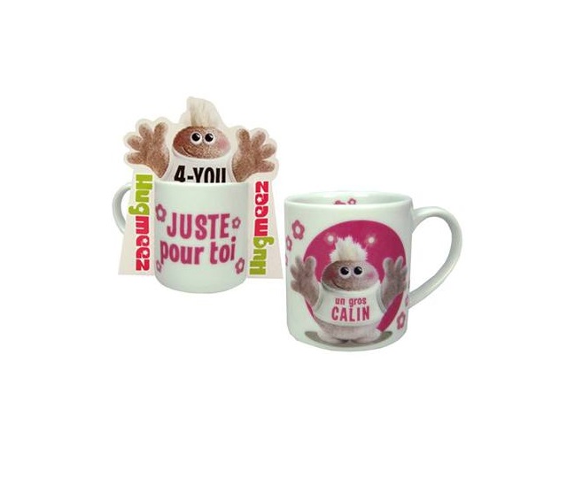 HUGMEEZ Mug cramique Juste pour toi un calin