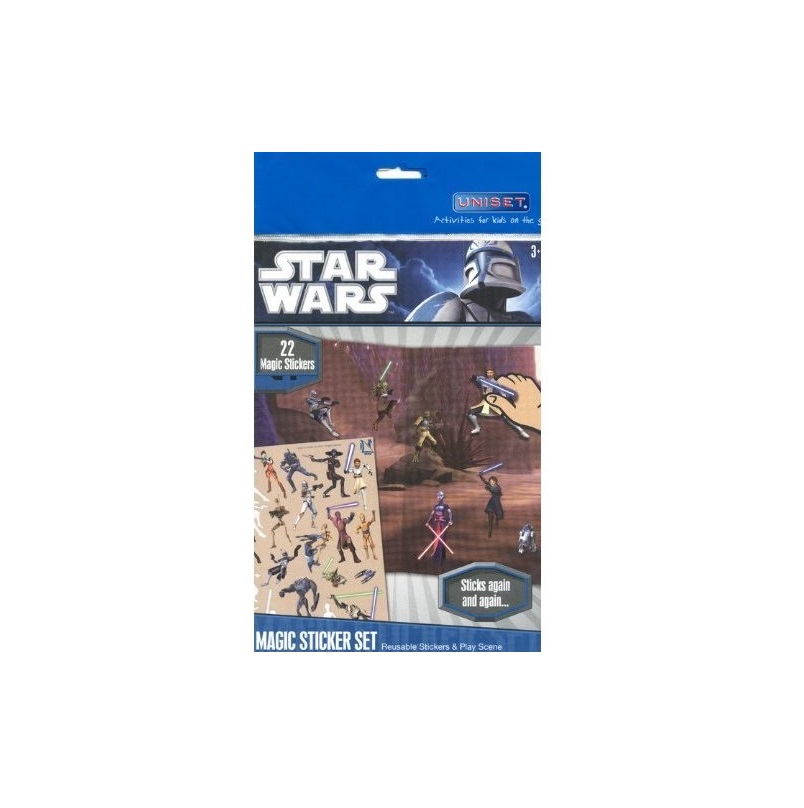 STAR WARS CLONE WARS Jeu Magic stickers set