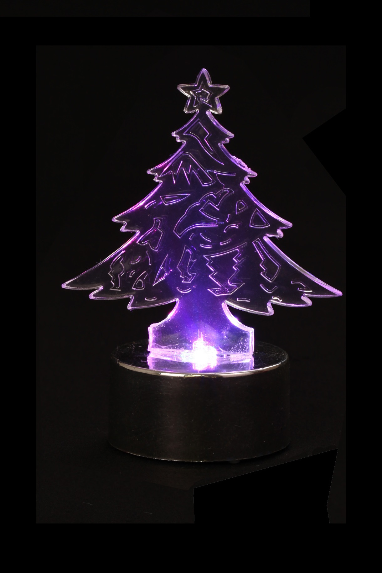 Decoration lumineuse sapin etoile a led