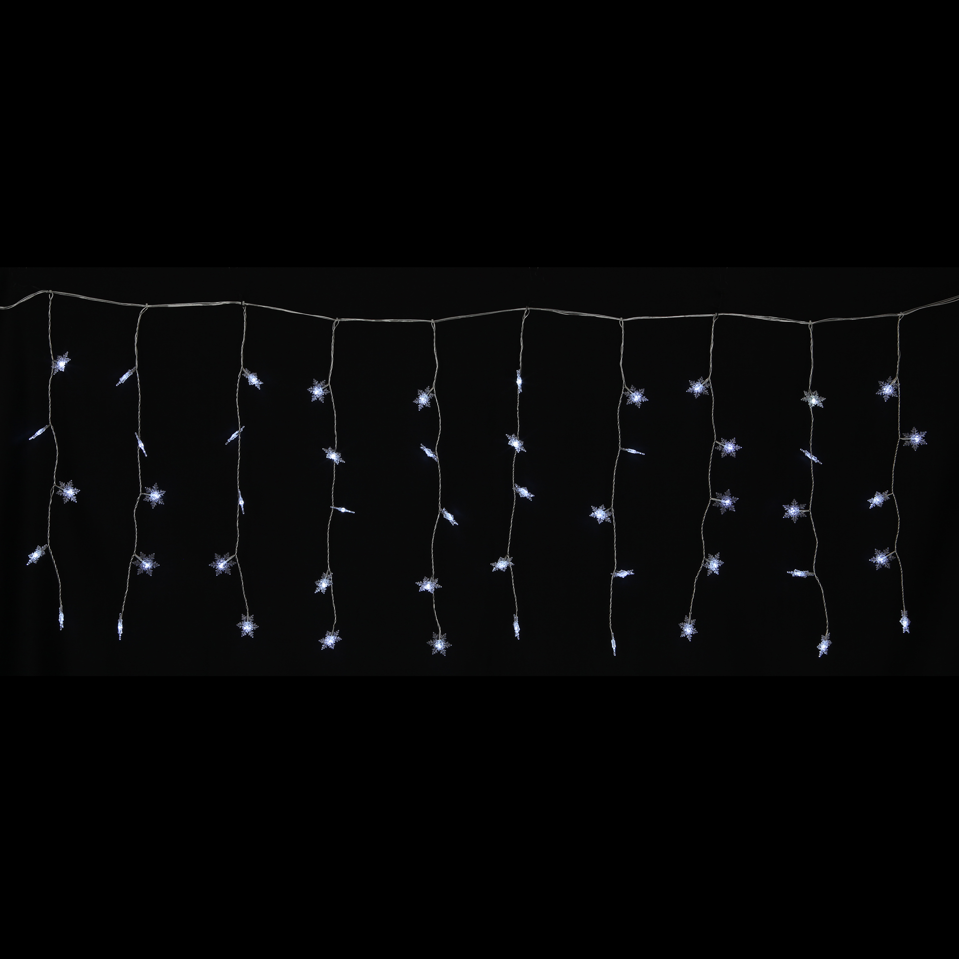 Guirlande Banniere 60 Led flocons