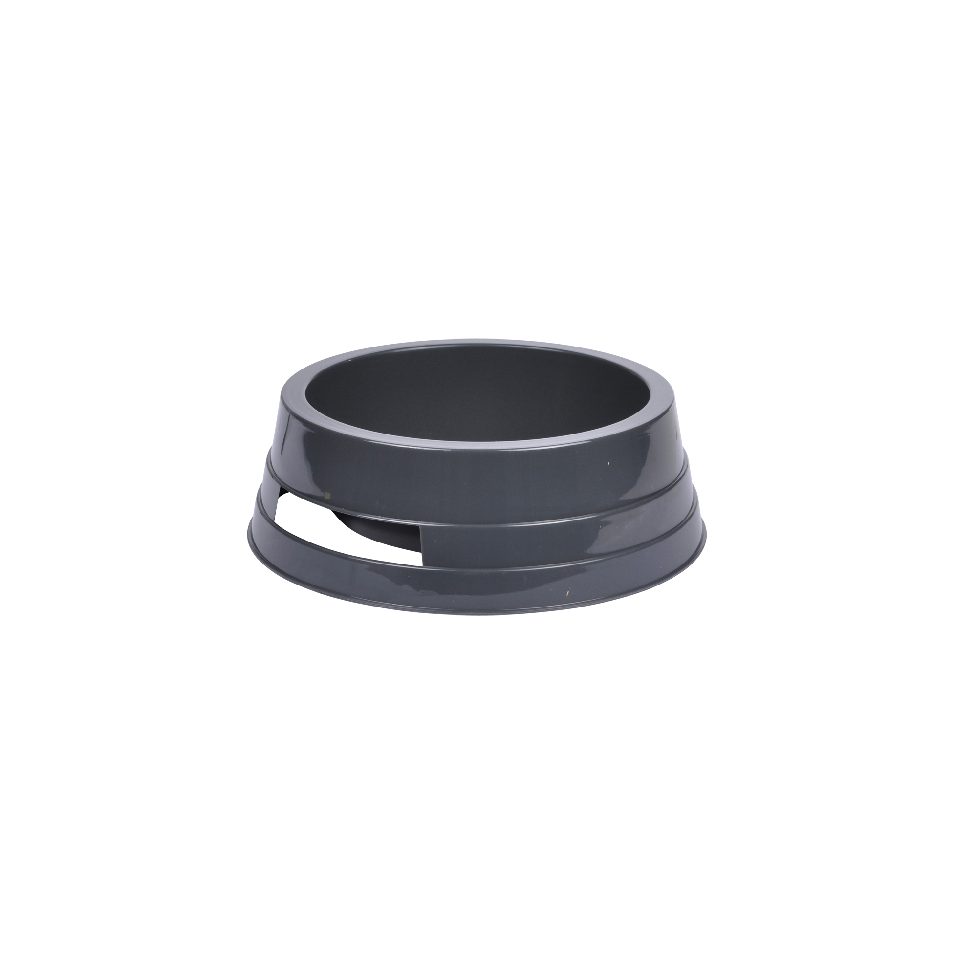 Gamelle ronde en plastique anthracite