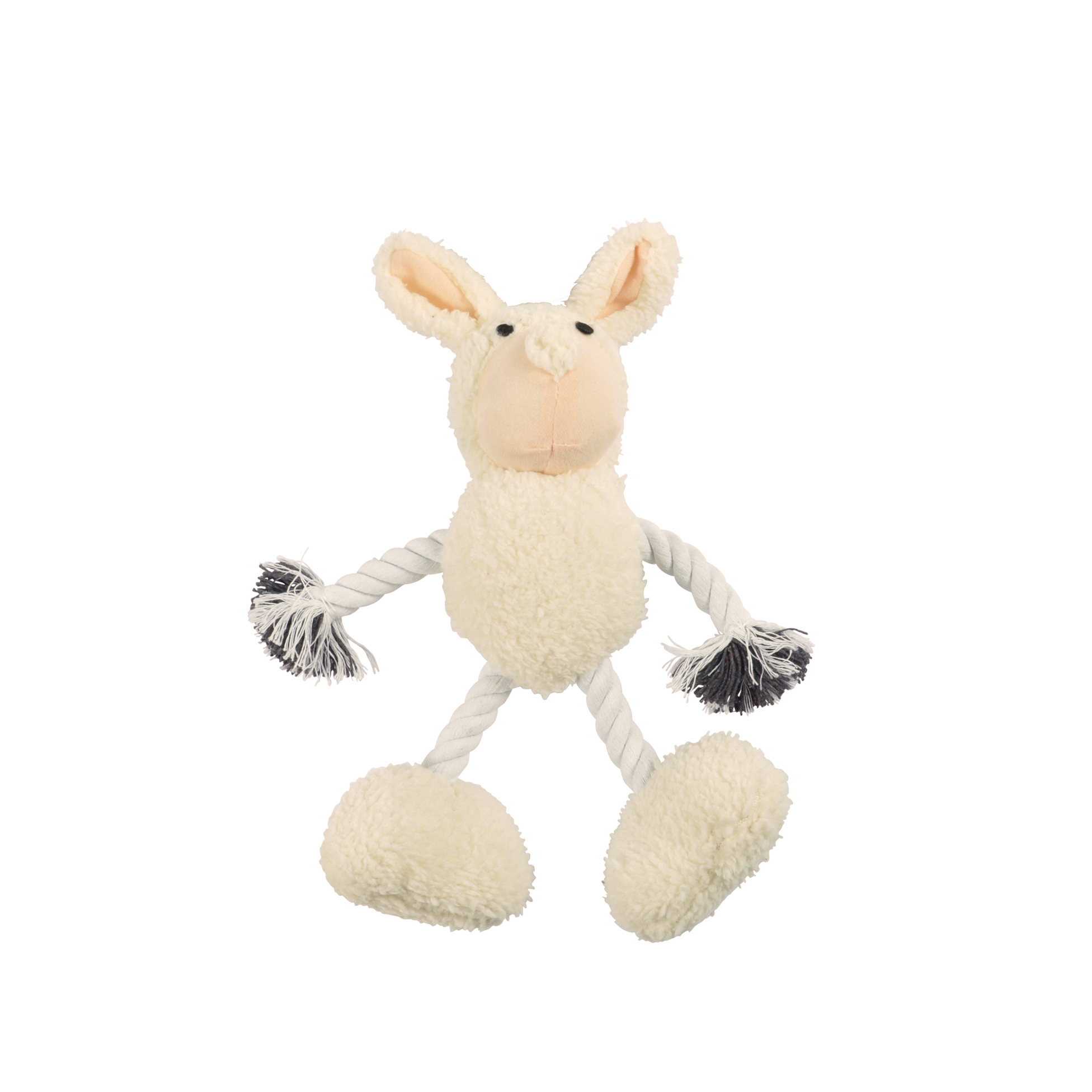 Jouet en peluche lapin pour chien