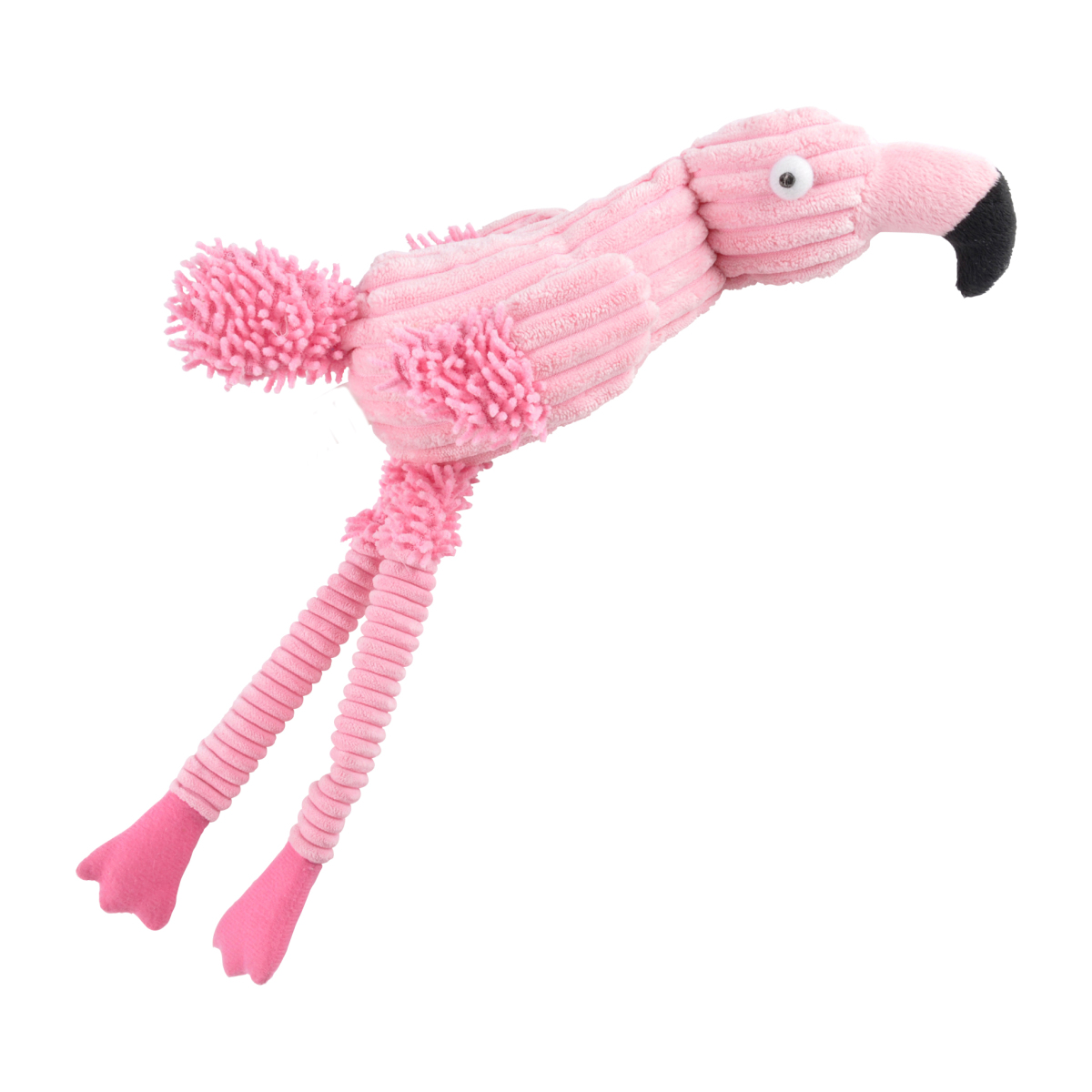 Jouet peluche flamant pour chien