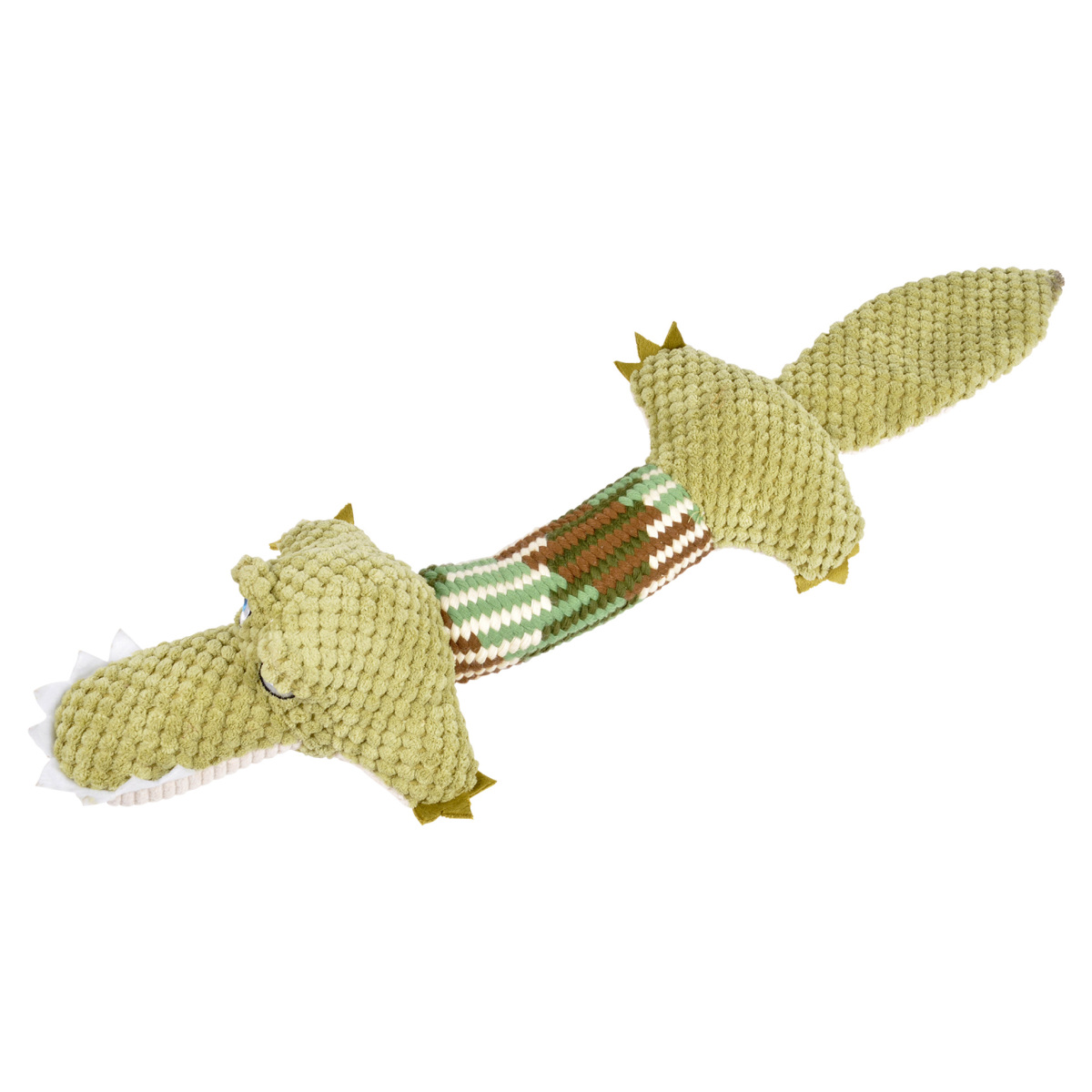 Jouet peluche crocodile pour chien