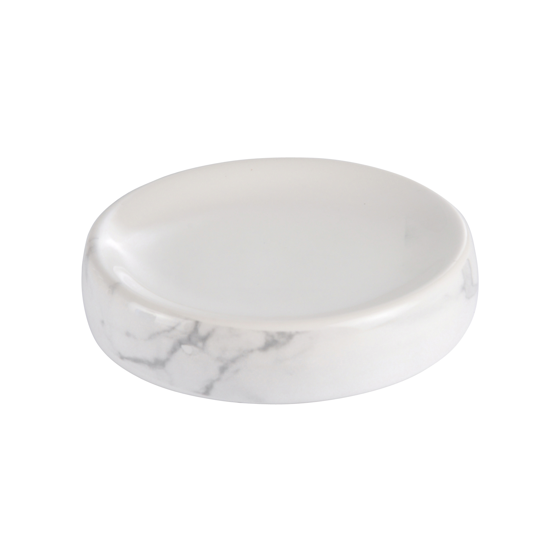Porte savon en ceramique 11 x 2.5 cm Marbre