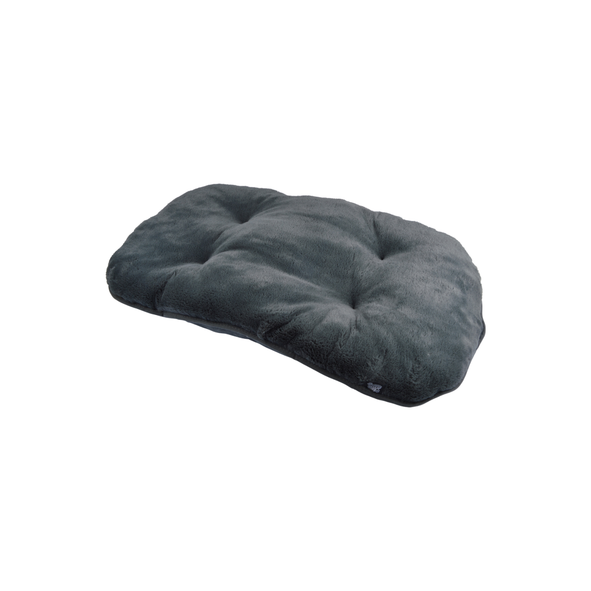 Coussin reversible flocon 61 x 38 cm charbon