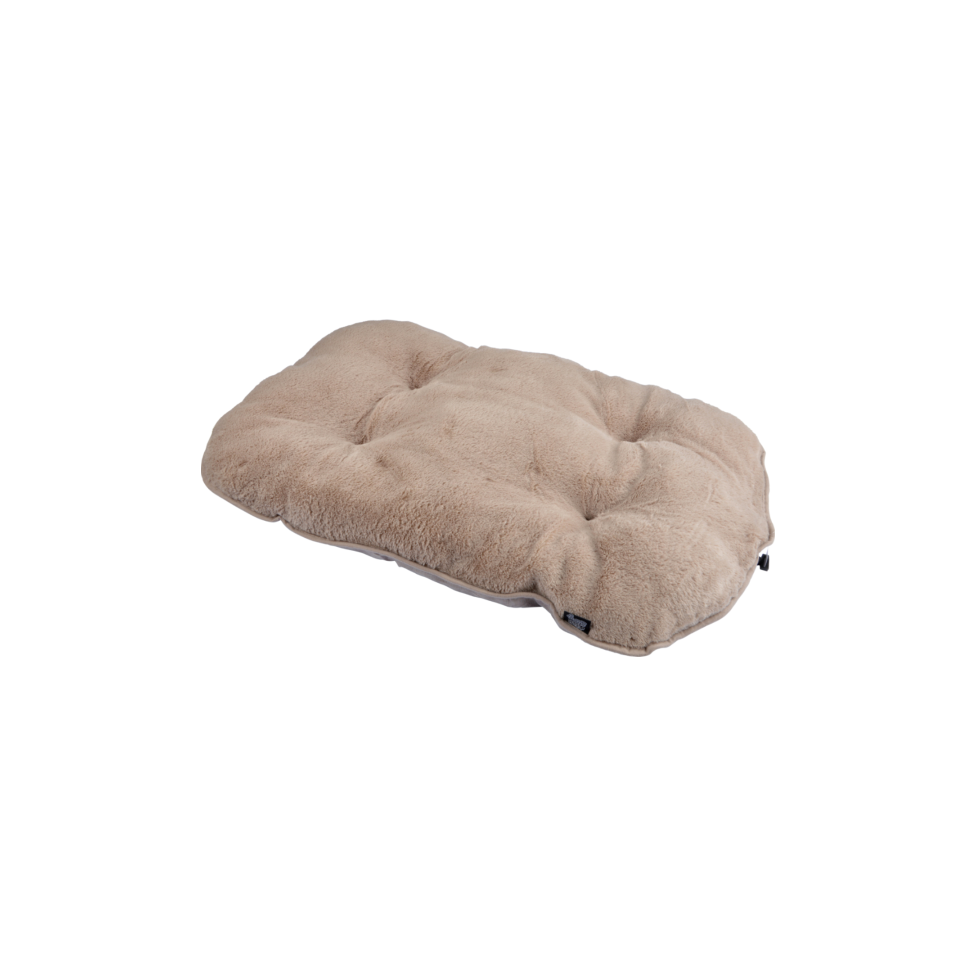 Coussin reversible flocon 61 x 38 cm beige