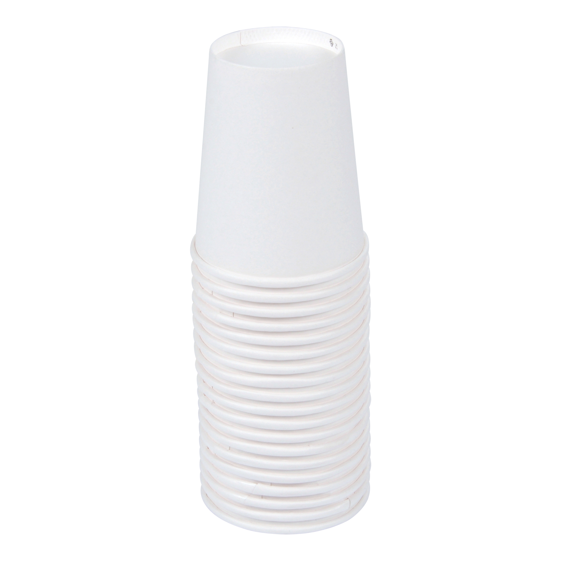 Set de 20 gobelets en carton 23 cl blanc