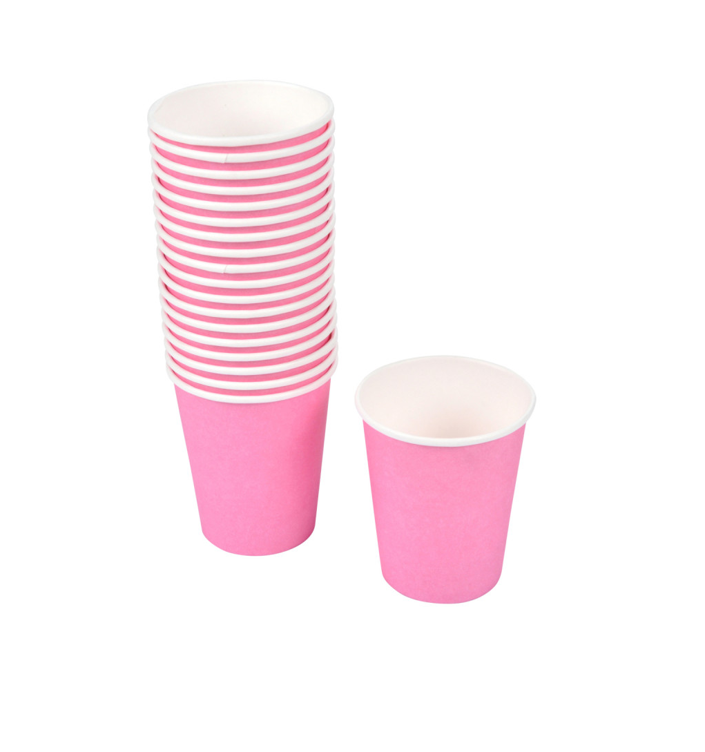 Set de 20 gobelets en carton Rose