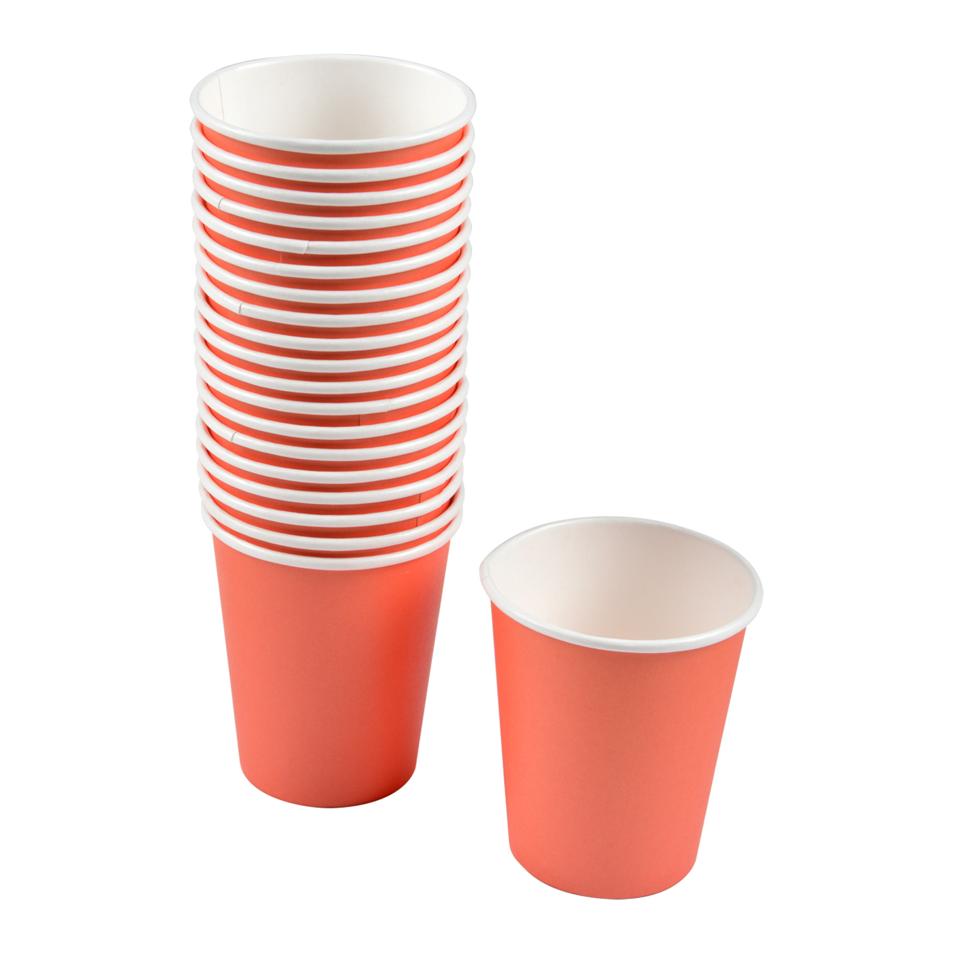 Set de 20 gobelets en carton Terracotta