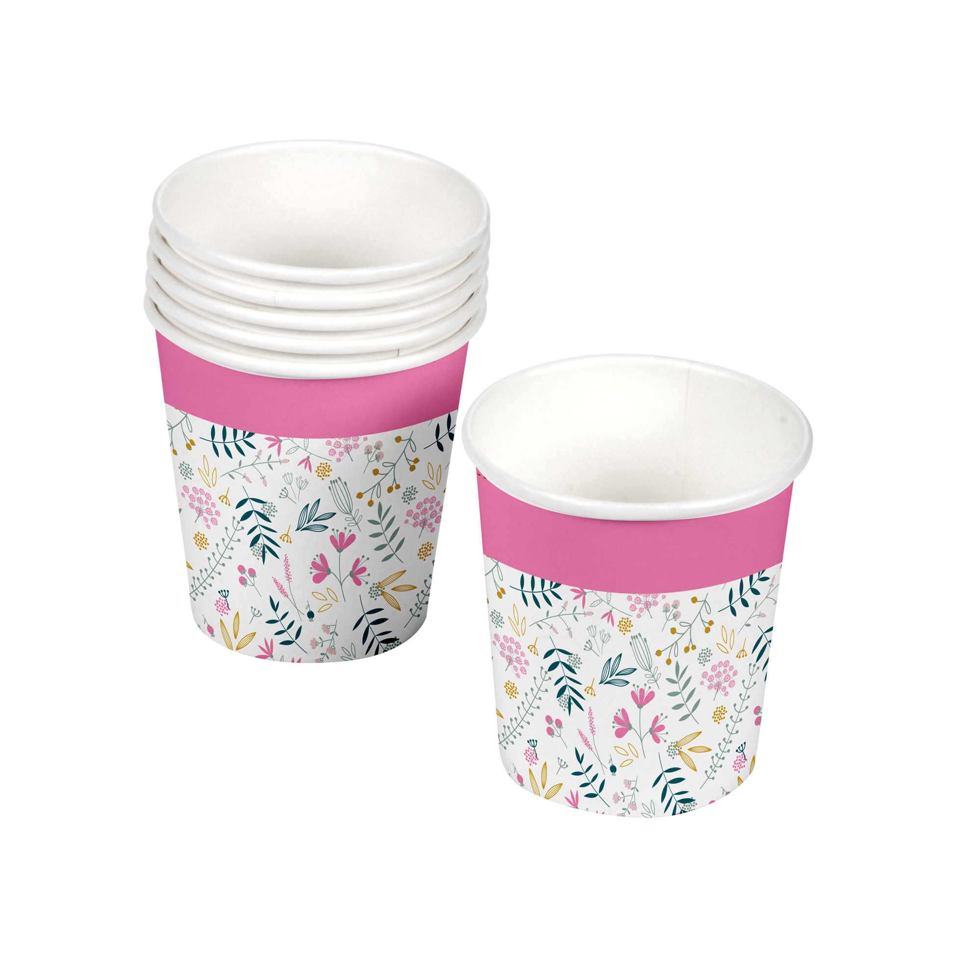 Set de 10 gobelets en carton Joyeux printemps