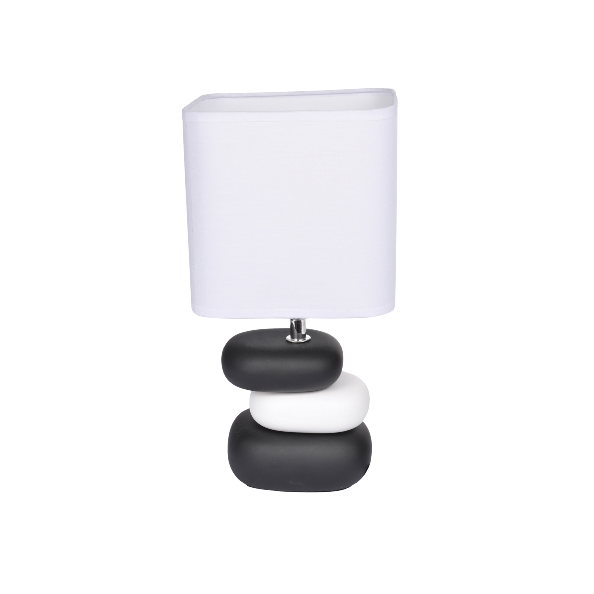 Lampe Galets carree blanc