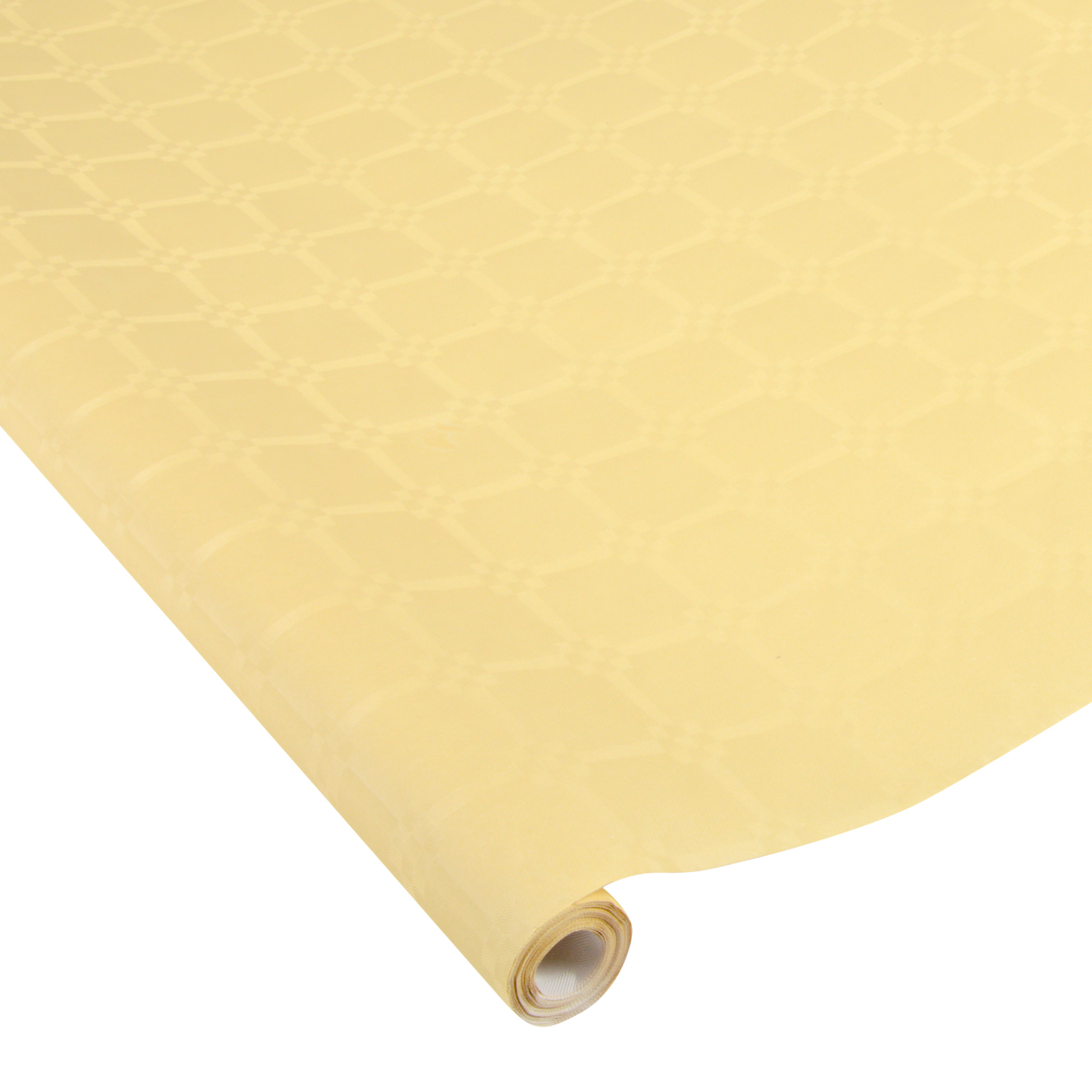 Nappe en papier Damasse 1.18 x 5 m Vitamina Jaune