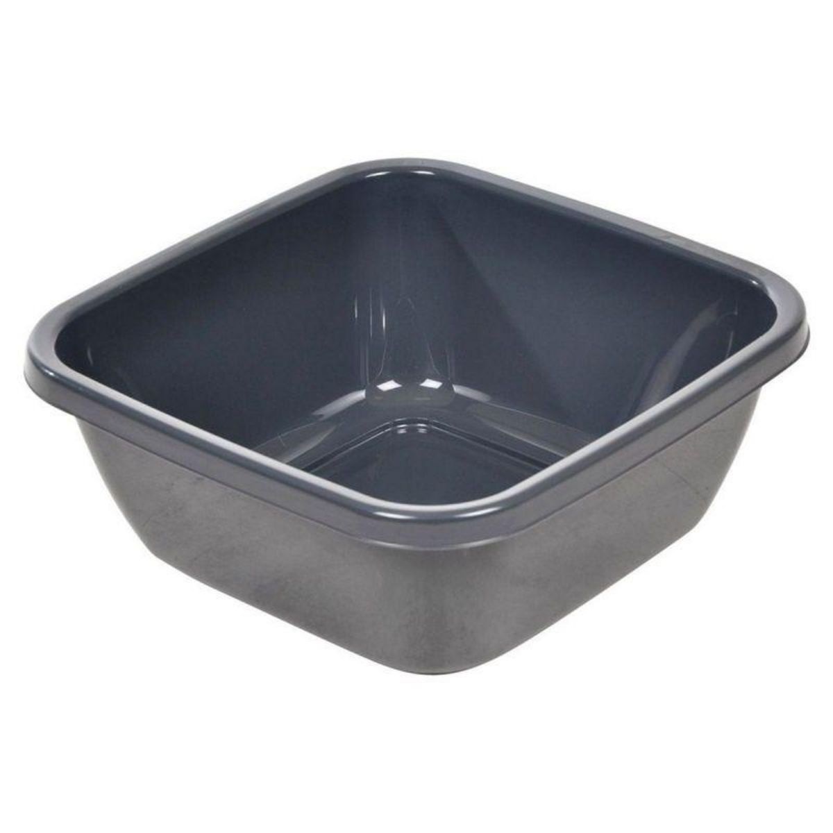 Bassine cuvette carree 30 x 30 x 12 cm anthracite 6L