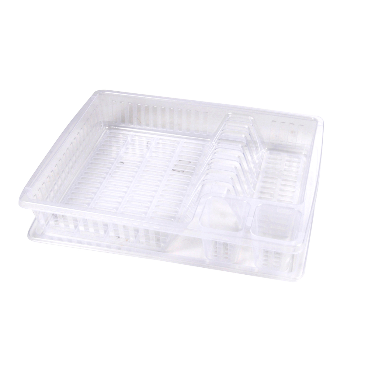 Egouttoir  vaisselle avec plateau transparent