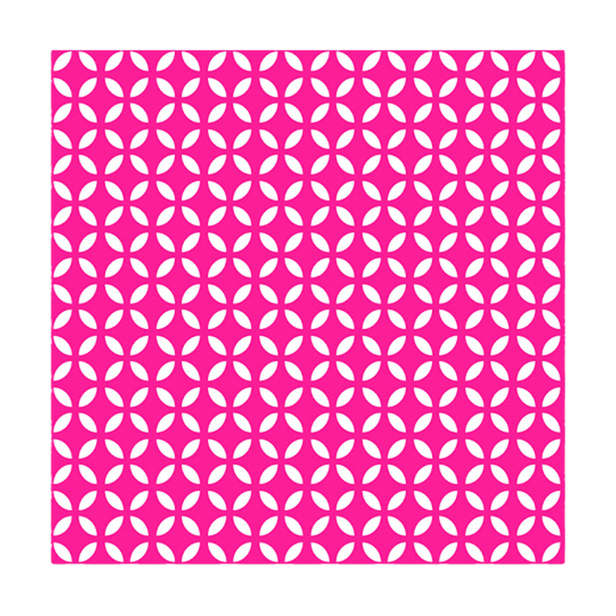Lot de 20 serviettes en papier geometrique rose