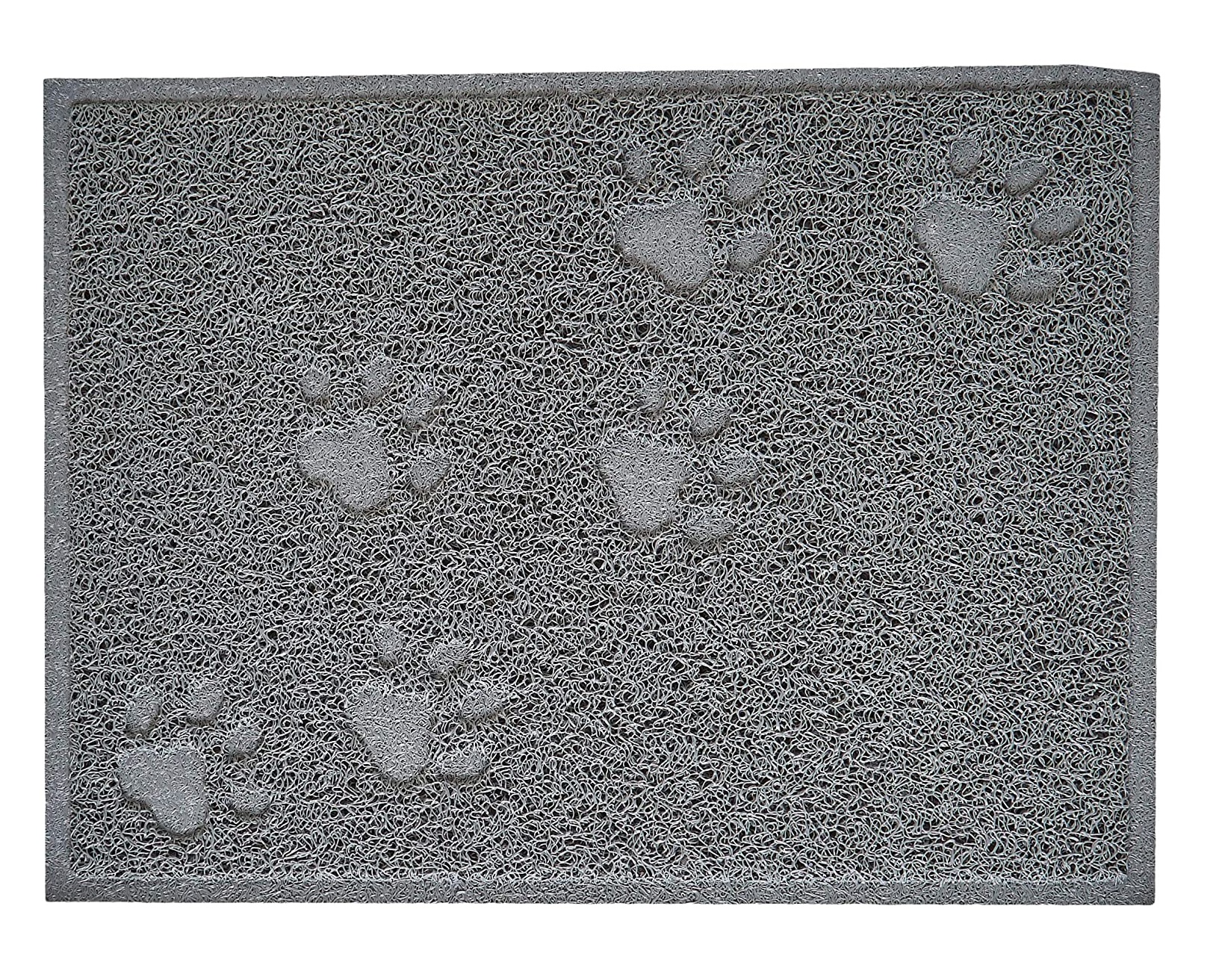 Tapis antiderapant litiere ou repas 30 x 40 cm gris