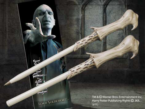 HARRY POTTER Set stylo  bille et marque-page Lord Voldemort