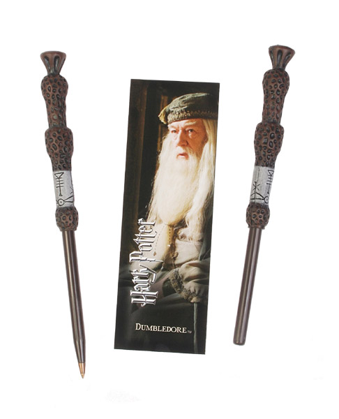 HARRY POTTER Set stylo  bille et marque-page Dumbledore