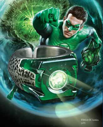 GREEN LANTERN Movie bague lumineuse