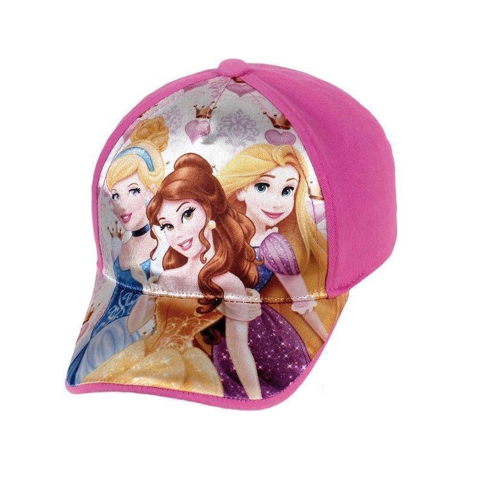 Casquette T 54 Princesse Belle, Cendrillon, Raiponce rose