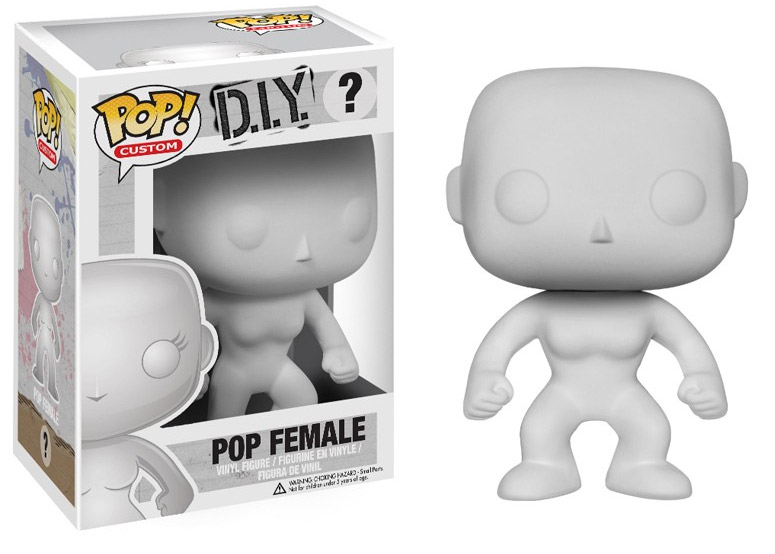 POP Custom POP! Vinyl figurine Blank Female 10 cm