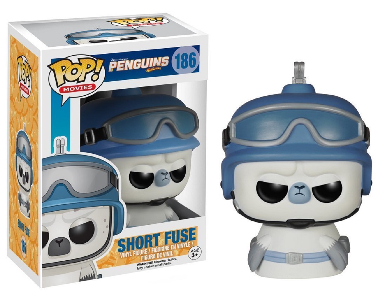 LES PINGOUINS DE MADAGASCAR POP! Vinyl figurine Short Fuse 9 cm