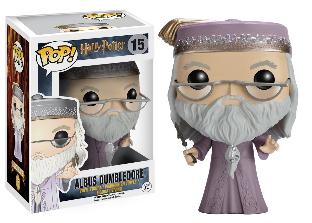 HARRY POTTER POP! Movies Vinyl figurine Dumbledore with Wand 9 cm