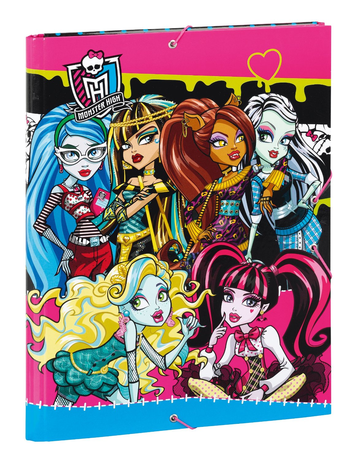MONSTER HIGH Pochette porte-documents Personnages