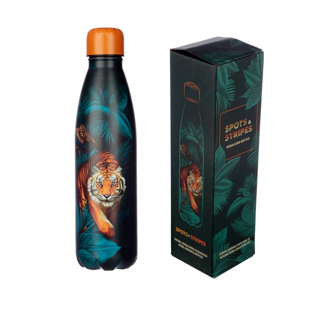 Bouteille isotherme ou Gourde Tigre et leopard