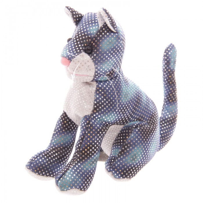 1001KDO POUR LA MAISON Presse-papier Chat bleu 15 cm