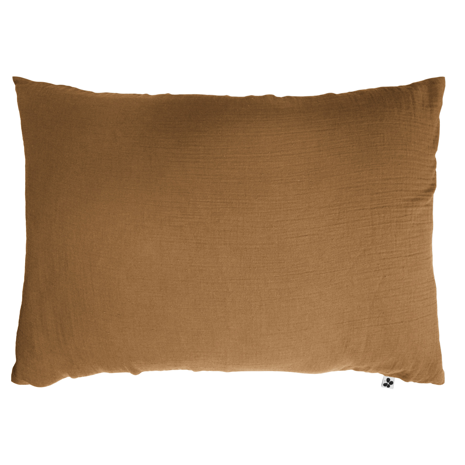 Taie d'oreiller Double Gaze Coton Gaia 50 x 70 cm Camel